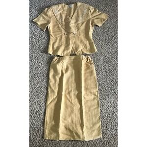 Vintage‎ Paccini Women's 2 piece Tweed Skirt suit Size large